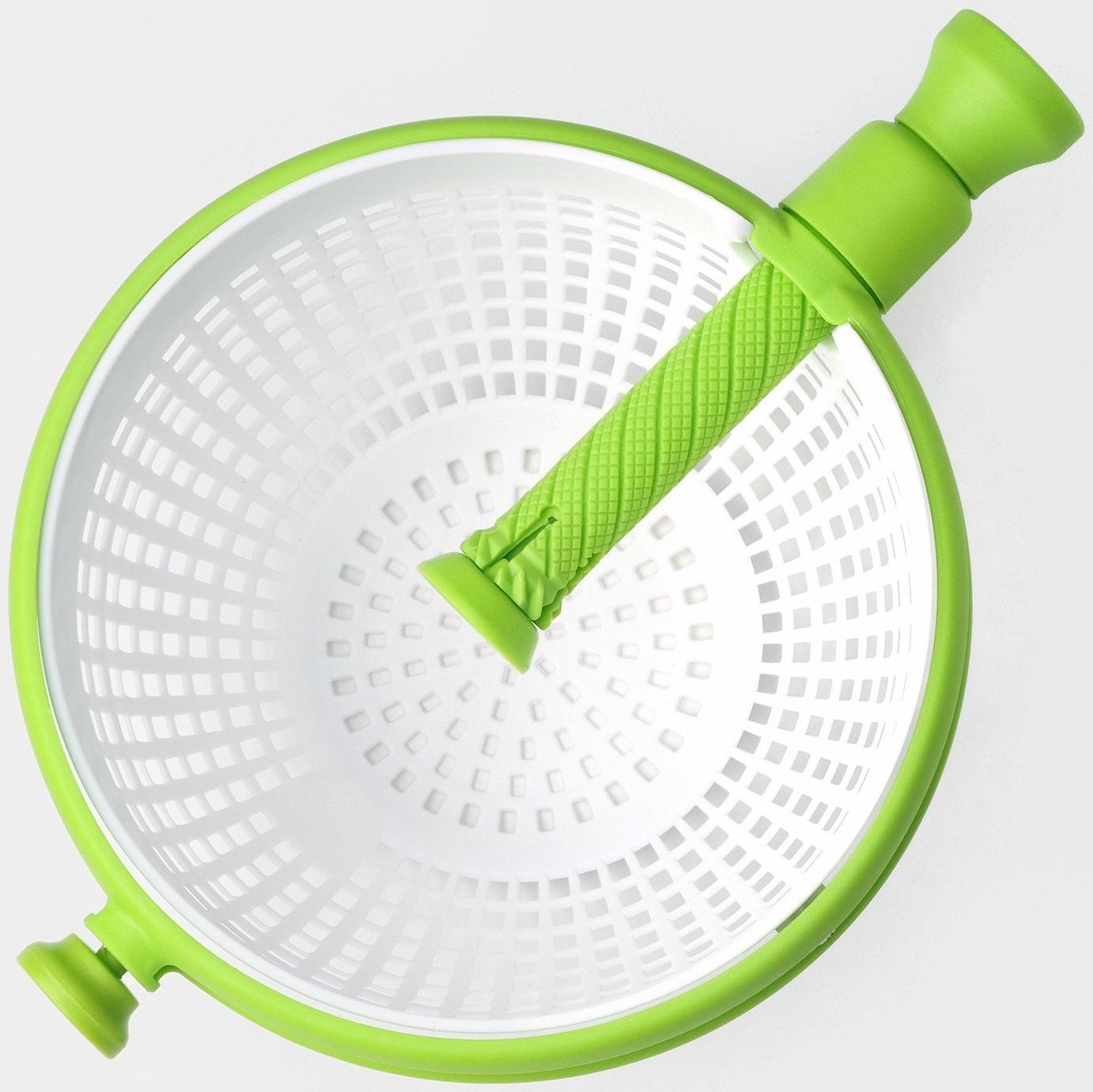 Центрифуга для сушки зелени, цвет зелёный