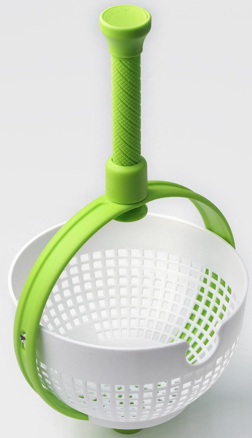 Центрифуга для сушки зелени, цвет зелёный