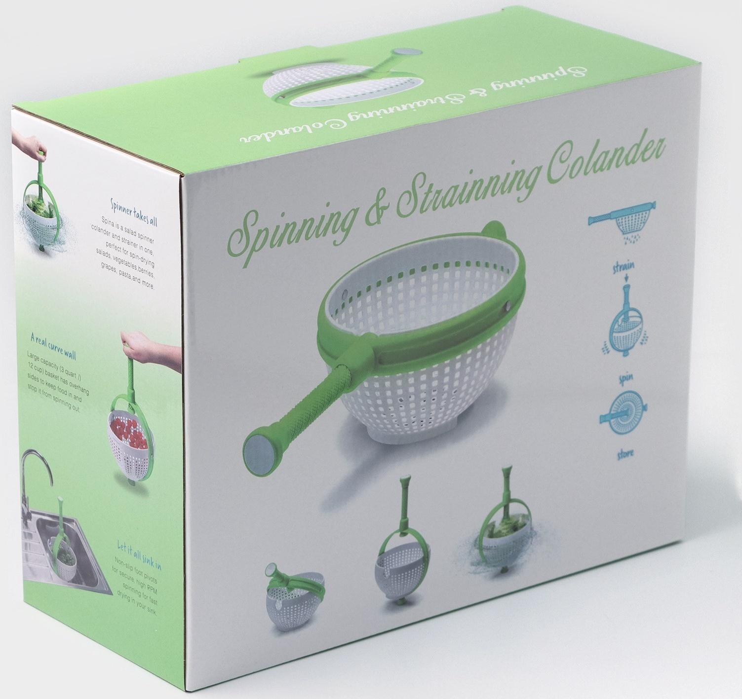 Центрифуга для сушки зелени, цвет зелёный