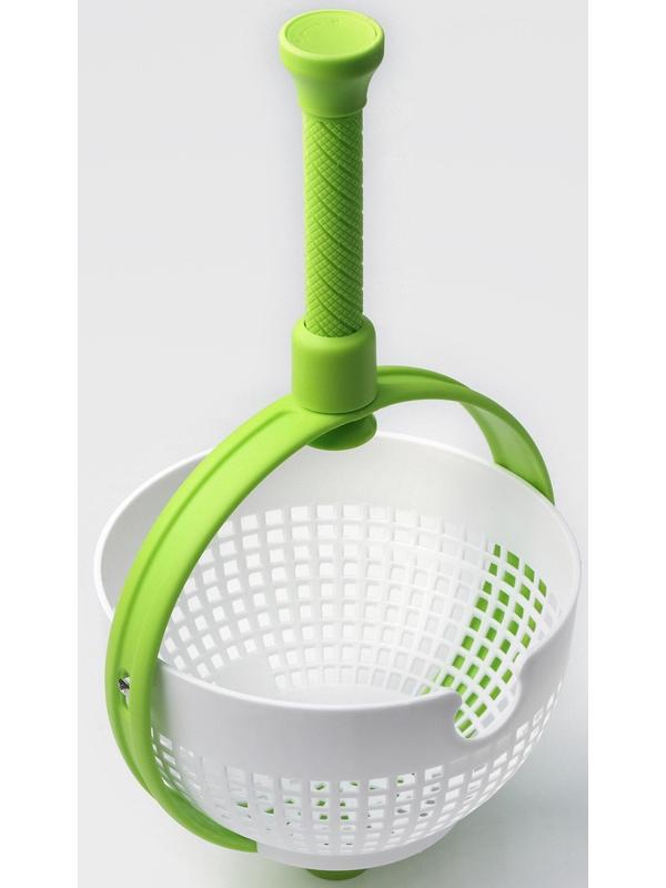 Центрифуга для сушки зелени, цвет зелёный