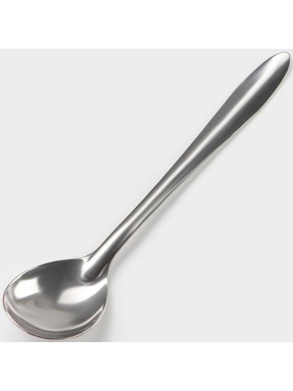 Кружка керамическая с ложкой «Гербарий», 350 мл, цвет белый