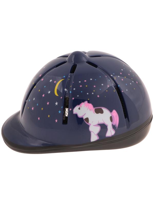 Шлем для верховой езды, детский, регулируемый размер, фиолетовый