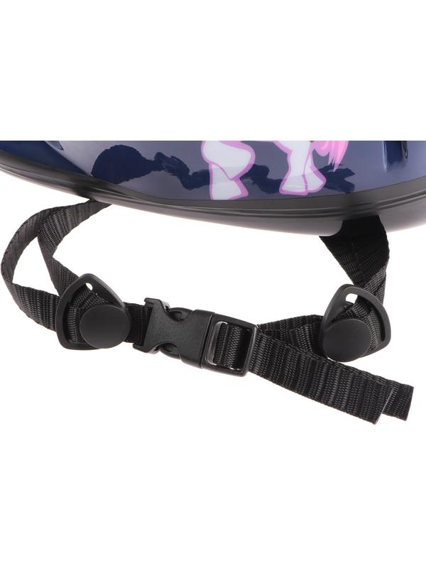 Шлем для верховой езды, детский, регулируемый размер, фиолетовый