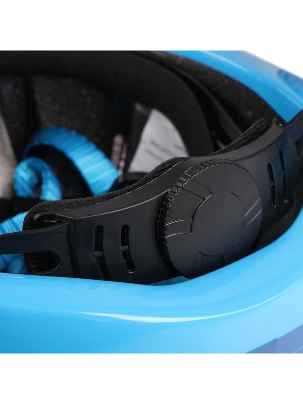 Шлем для верховой езды, детский, регулируемый размер, голубой