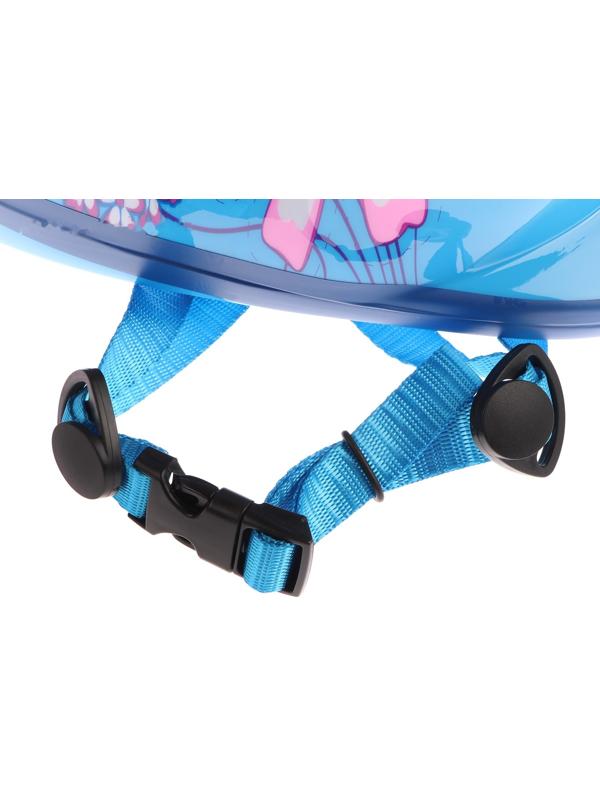 Шлем для верховой езды, детский, регулируемый размер, голубой