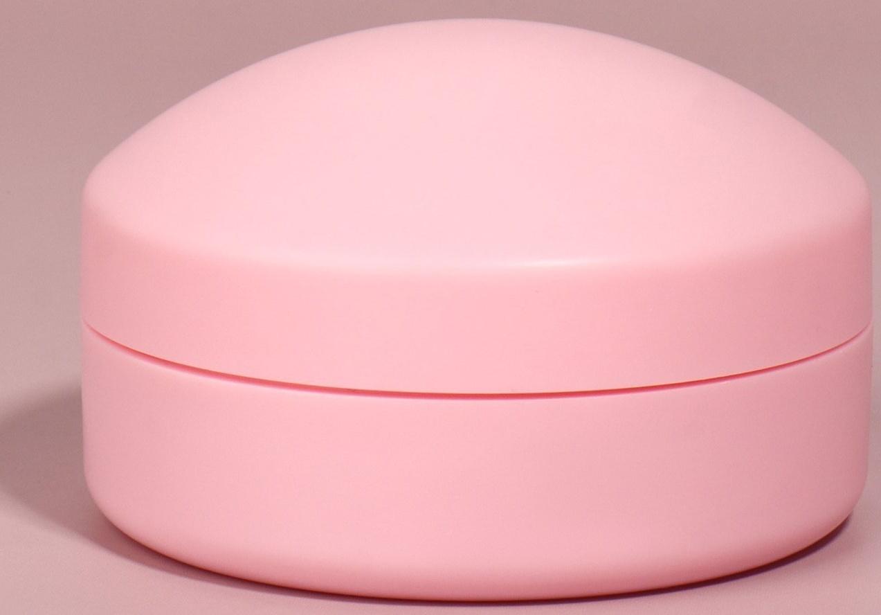 Расчёска массажная, круглая, складная, с зеркалом, d = 7,5 см, в коробке, цвет розовый