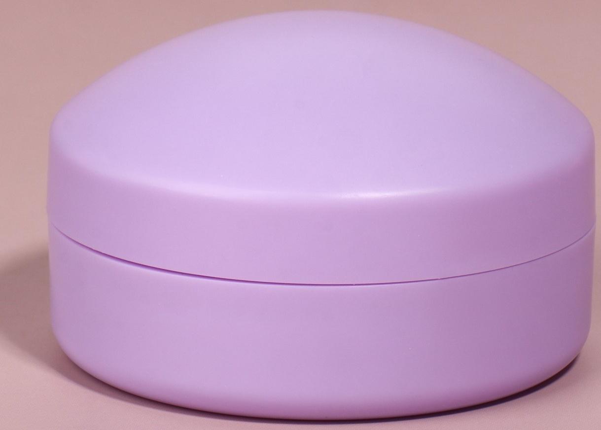 Расчёска массажная, круглая, складная, с зеркалом, d = 7,5 см, в коробке, цвет сиреневый