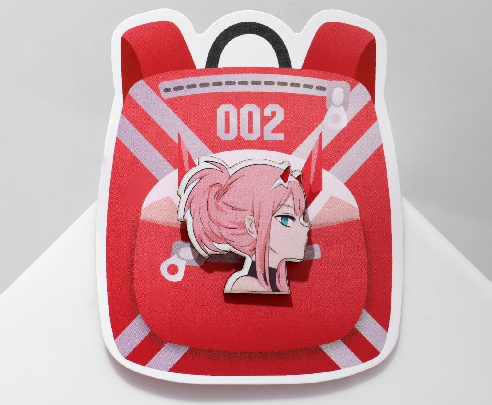 Брошь деревянная 