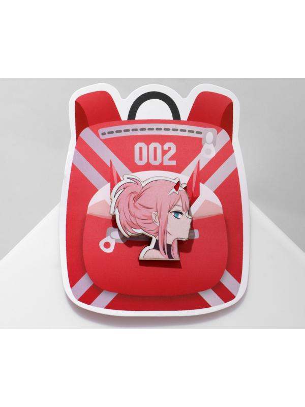 Брошь деревянная 