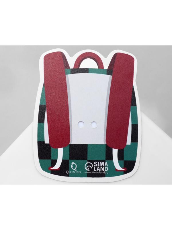 Брошь деревянная 