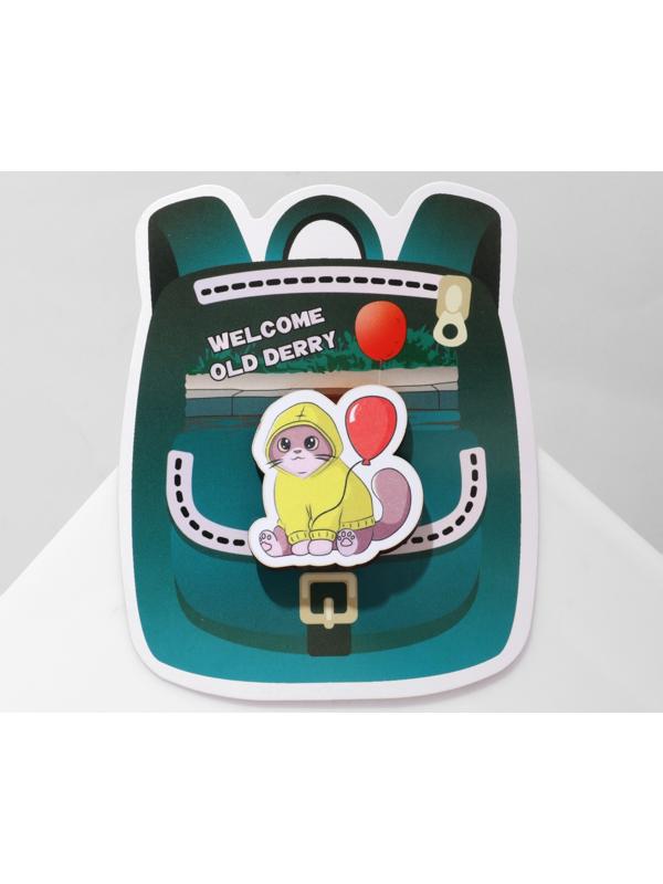 Брошь деревянная 