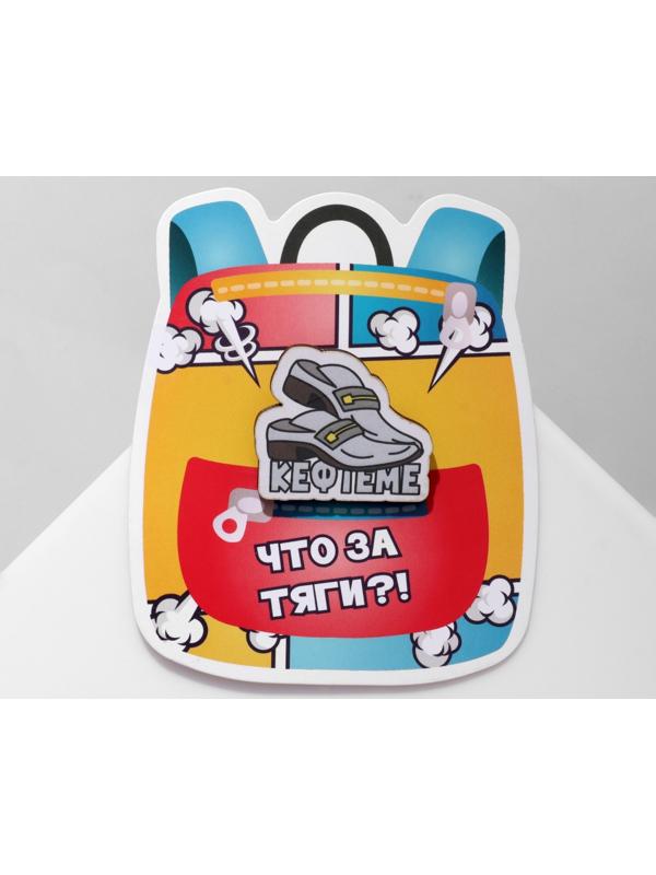 Брошь деревянная 