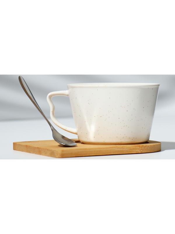 Кружка на подставке с ложкой «Уютной зимы», 230 мл