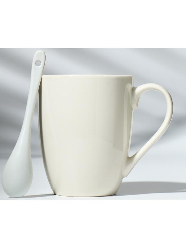 Кружка с ложкой «Олень», 310 мл