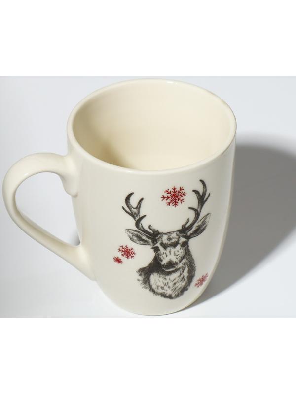 Кружка с ложкой «Олень», 310 мл