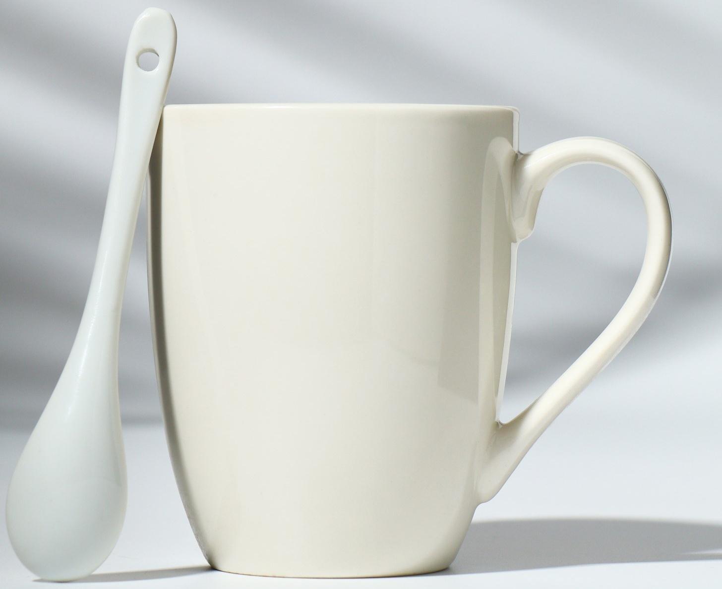 Кружка с ложкой «Мамы, как пуговки», 310 мл