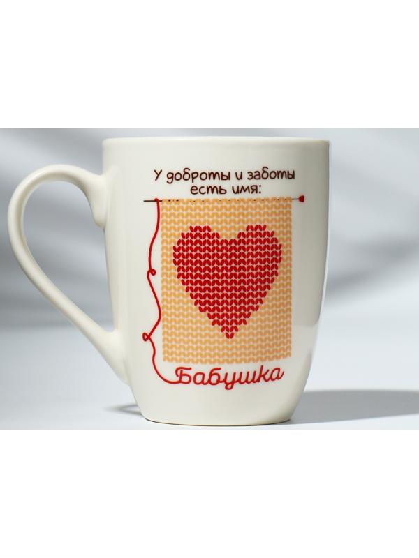 Кружка с ложкой «Бабушка», 310 мл