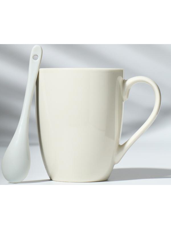 Кружка с ложкой «Хочу фыр-фыр», 310 мл