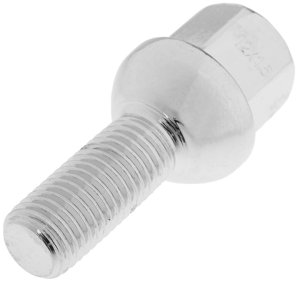 Болт 12 x 1,5 мм,  длина 53,5/28, под ключ, сфера, набор 20 шт CH, JN-804