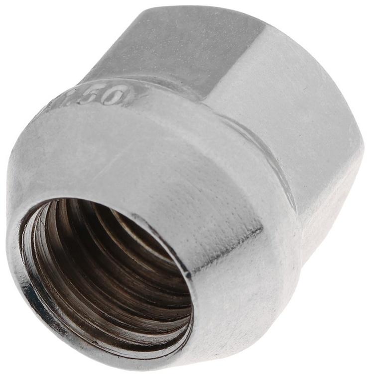 Гайки колесные 14 x 1,5, 21 мм, под шестигранник, конус, открытая, 20 шт, CH, H-1109