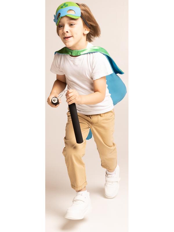 Карнавальный набор «Боевая черепашка»: плащ, маска и нунчаки