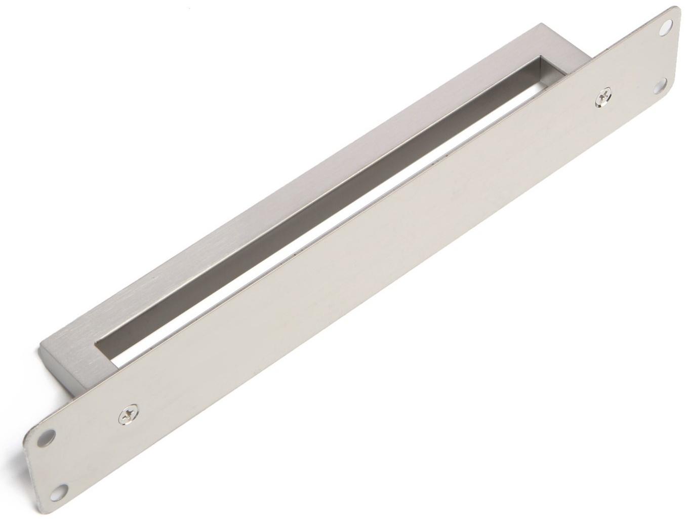 Ручка дверная, цвет нержавеющая сталь, 260х40 мм