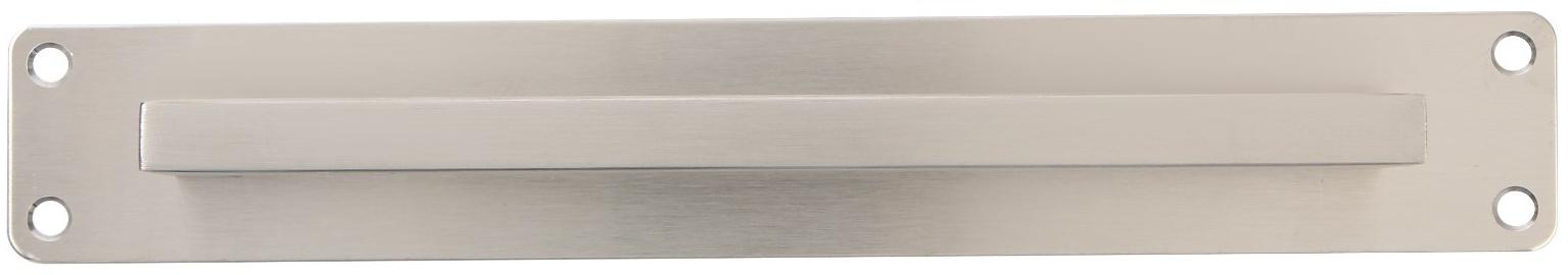 Ручка дверная, цвет нержавеющая сталь, 260х40 мм