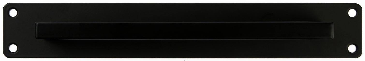 Ручка дверная, цвет черный, 260х40 мм