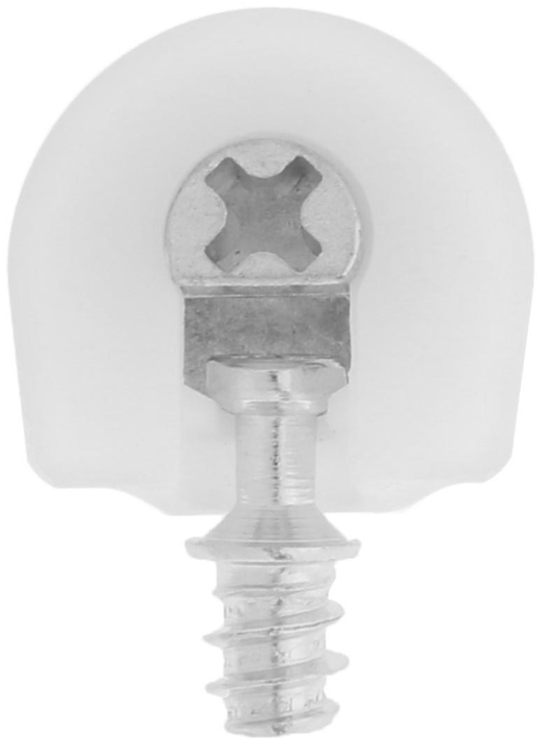 Стяжка мебельная ТУНДРА, 100 шт, цвет белый