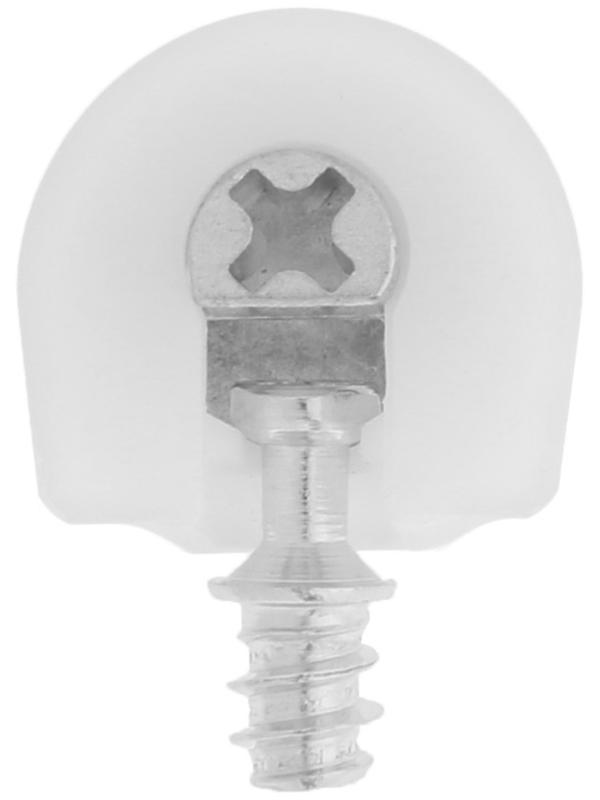 Стяжка мебельная ТУНДРА, 100 шт, цвет белый