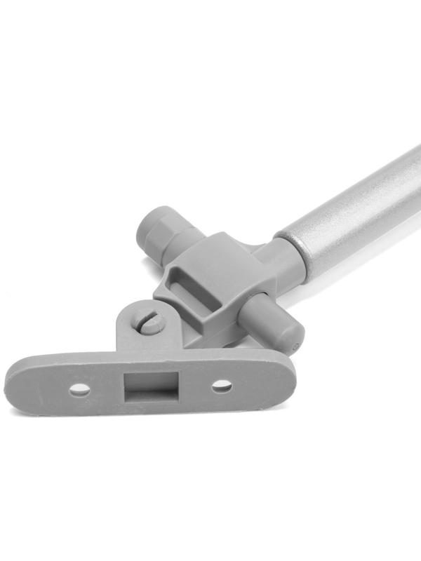 Газовый лифт ТУНДРА GG100GR, 100N, с доводчиком, цвет серый