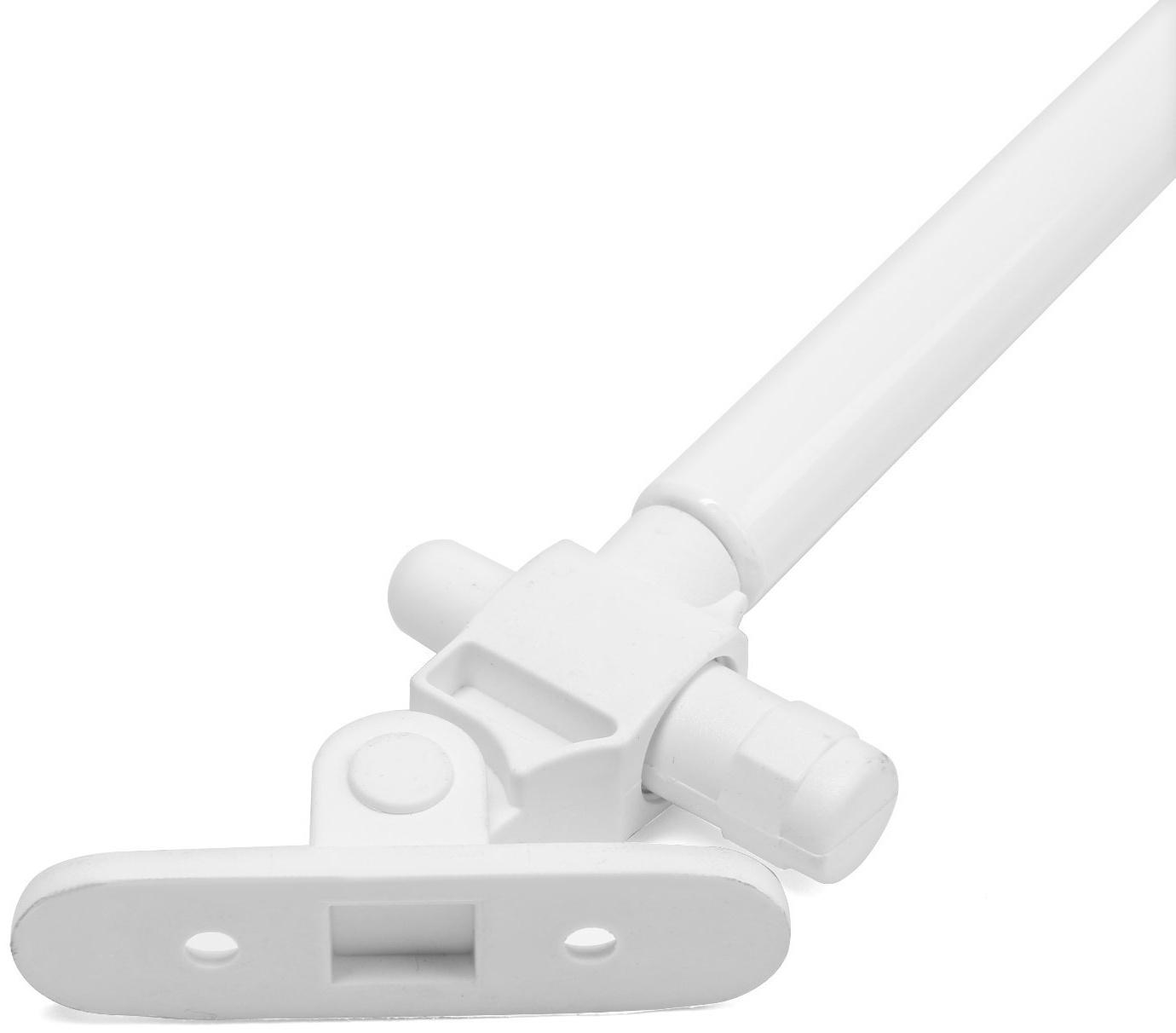 Газовый лифт ТУНДРА GG080WH, 80N, с доводчиком, цвет белый