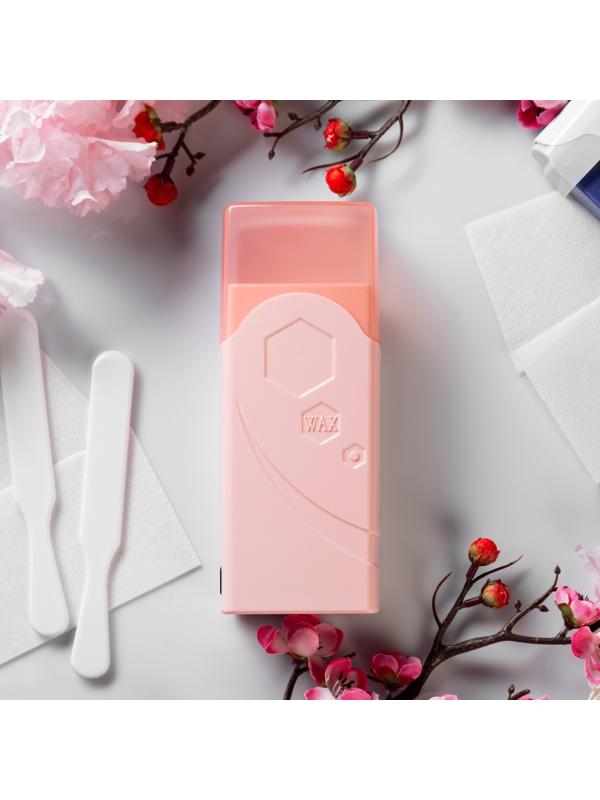 Воскоплав Luazon LVPL-08, кассетный, 1 кассета, 40 Вт, нагрев до 80 °C, 220 В, розовый