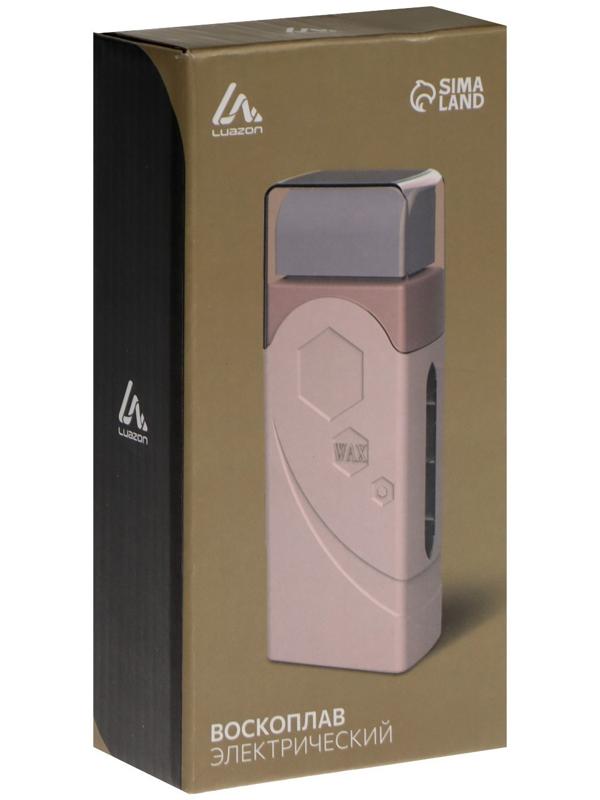 Воскоплав Luazon LVPL-08, кассетный, 1 кассета, 40 Вт, нагрев до 80 °C, 220 В, розовый