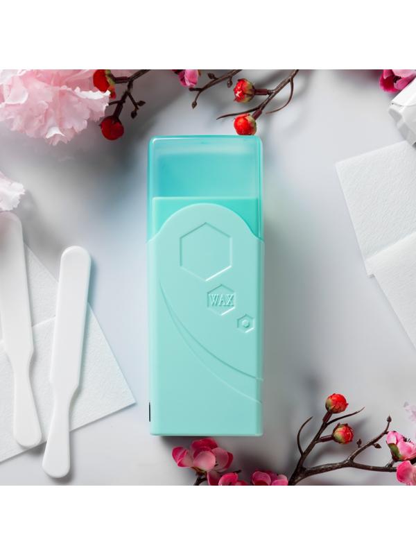 Воскоплав Luazon LVPL-08, кассетный, 1 кассета, 40 Вт, нагрев до 80 °C, 220 В, бирюзовый