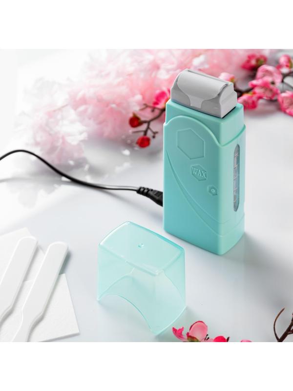 Воскоплав Luazon LVPL-08, кассетный, 1 кассета, 40 Вт, нагрев до 80 °C, 220 В, бирюзовый