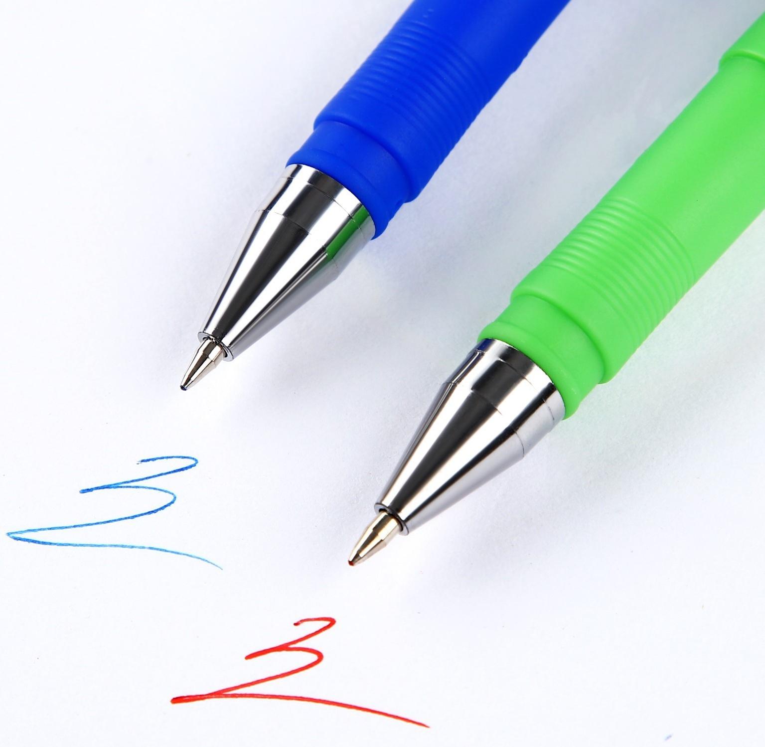 Ручка гелевая «Нашему любимому воспитателю!», 2 шт., синяя и красная паста