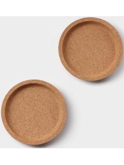 Набор подставок под горячее Доляна «Идея», 2 шт, d=10 см