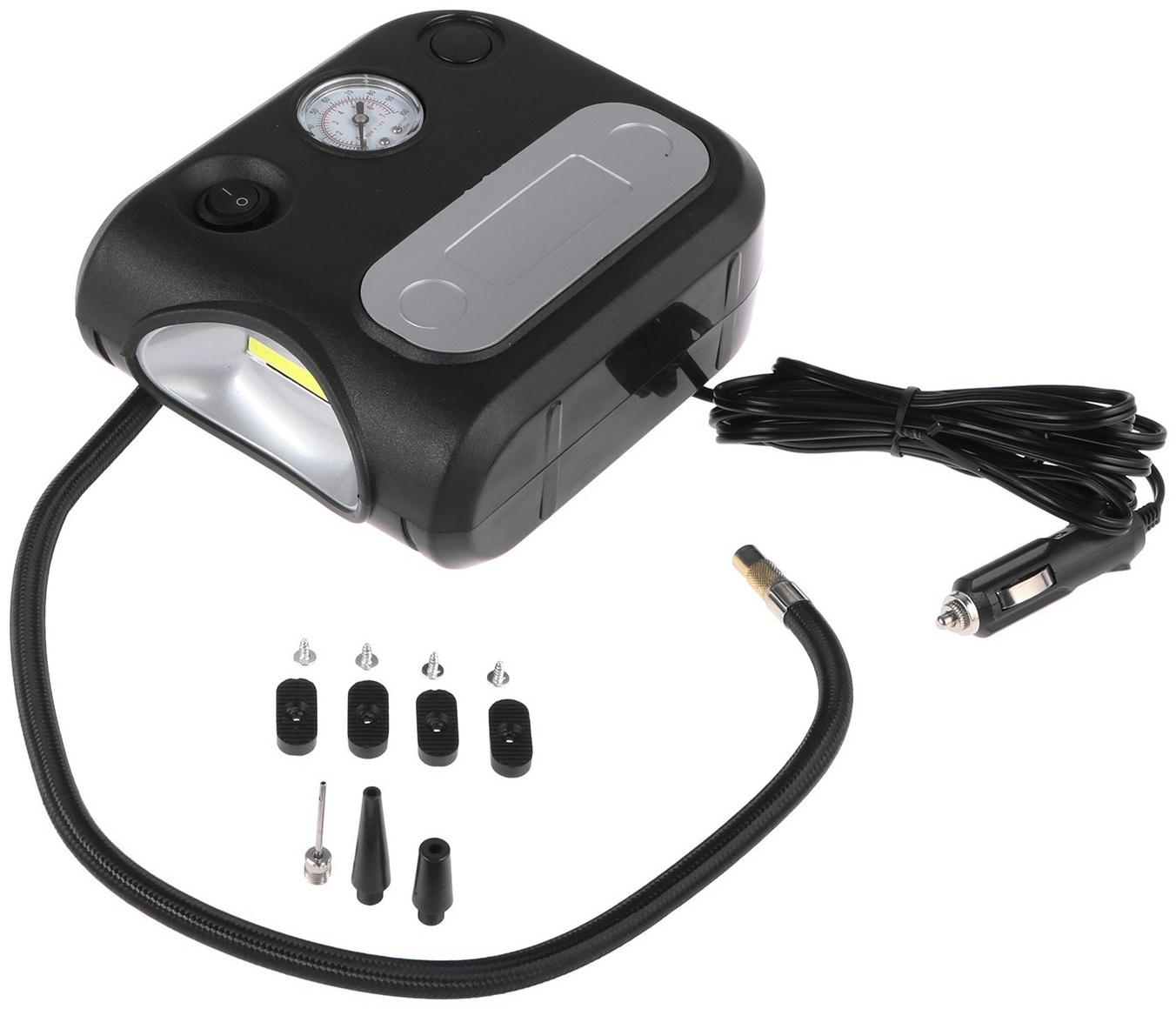 Компрессор автомобильный 12 В, 35 л/мин, провод 3 м