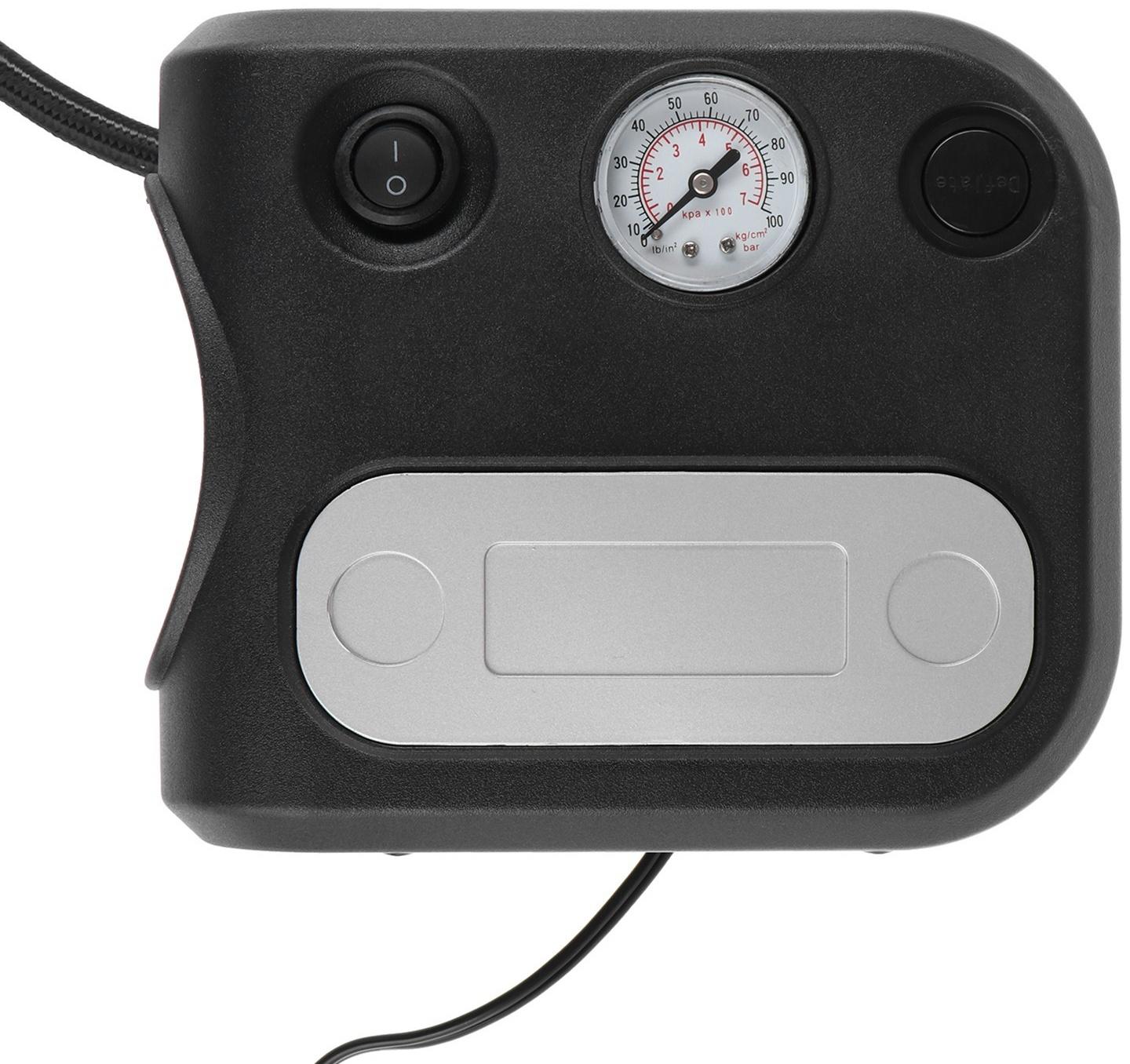 Компрессор автомобильный 12 В, 35 л/мин, провод 3 м