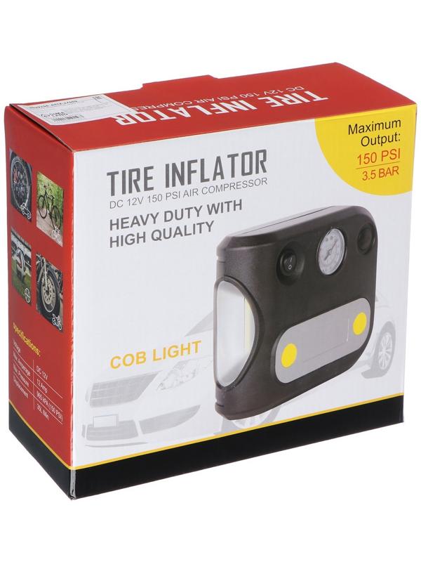 Компрессор автомобильный 12 В, 35 л/мин, провод 3 м