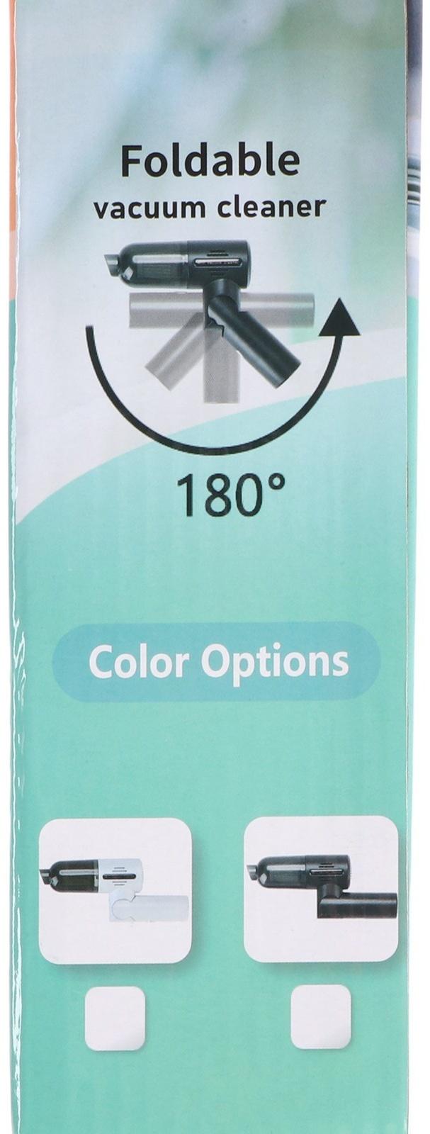 Пылесос автомобильный, мини, беспроводной, 2 насадки, 50 Вт, 12 В