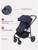 Коляска - трансформер RANT BASIC AZURE, цвет графит