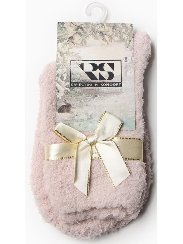 Носки женские махровые, цвет бежевый, размер 36-40