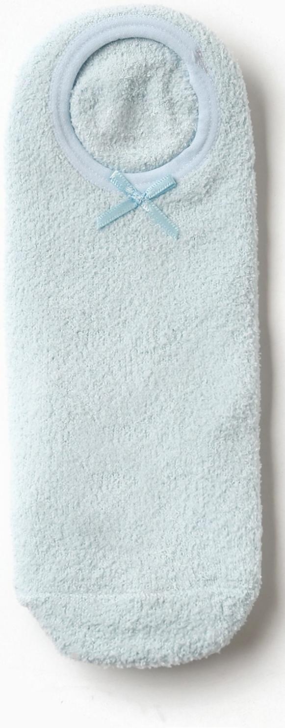 Носки женские укороченные нескользящие, цвет голубой, размер 36-39