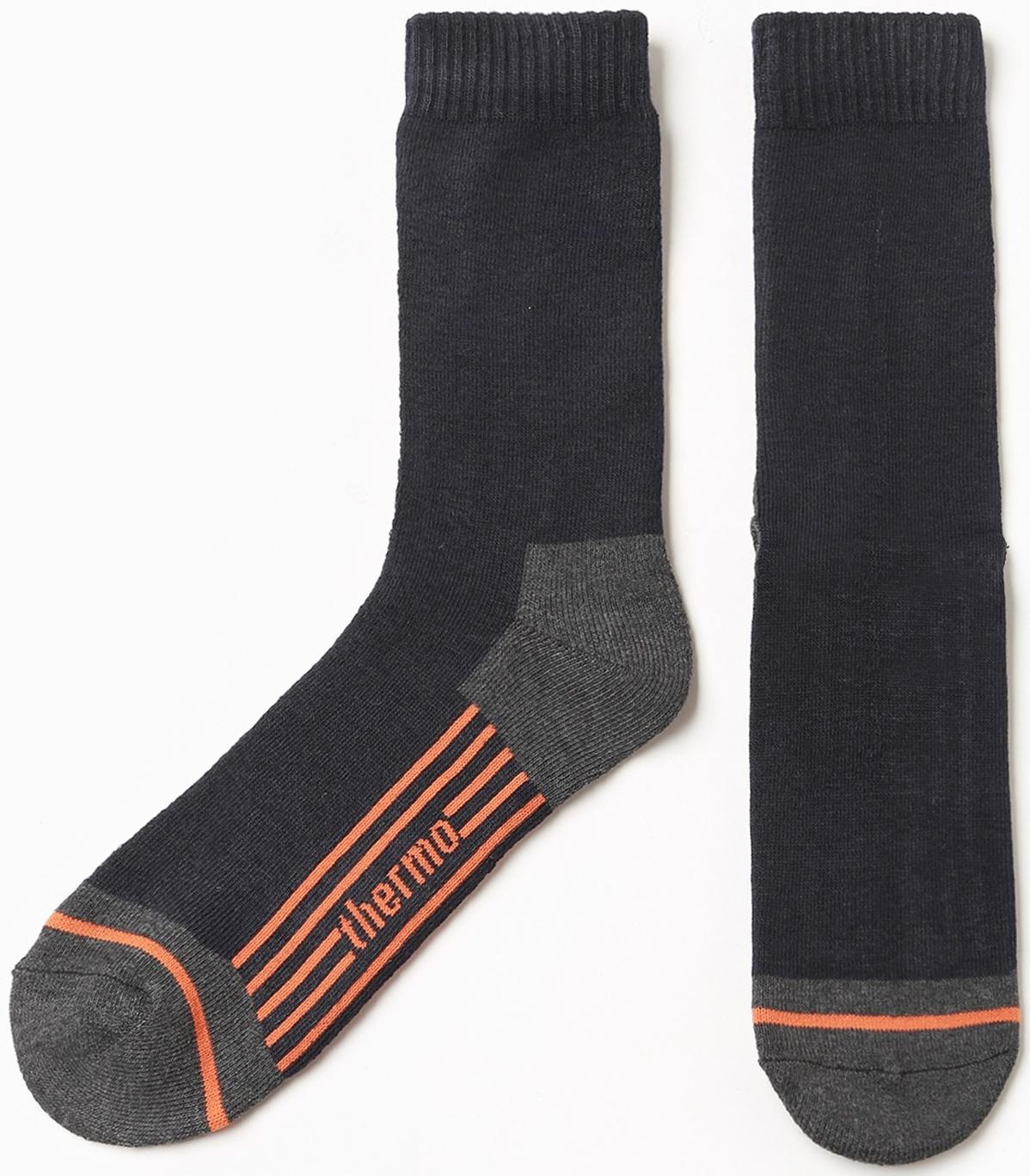 Термоноски мужские, цвет тёмно-синий, размер 40-44