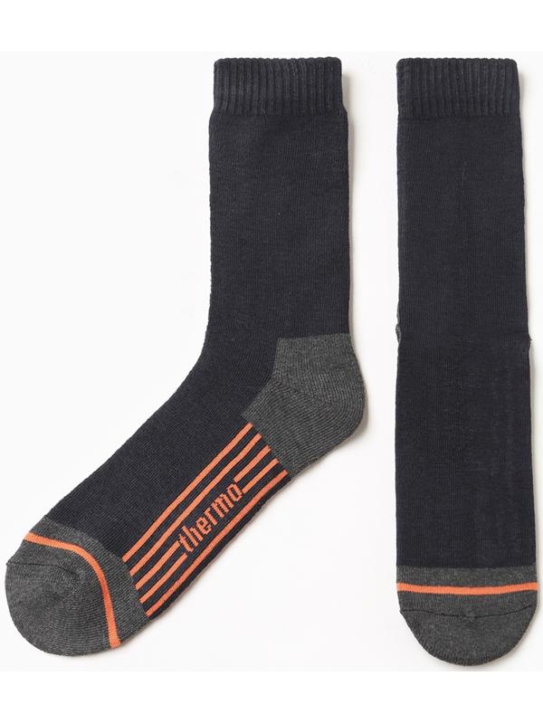 Термоноски мужские, цвет тёмно-синий, размер 40-44