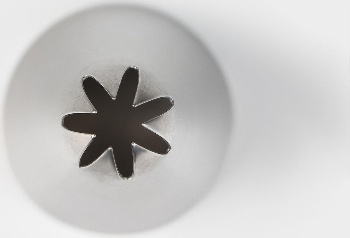 Насадка кондитерская KONFINETTA «Закрытая звезда», d=3 см, выход 1,3 см, нержавеющая сталь