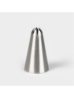 Насадка кондитерская KONFINETTA «Закрытая звезда», d=3 см, выход 1,3 см, нержавеющая сталь