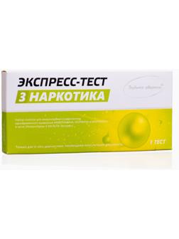 Тест для выявления 3 видов наркотиков в моче 